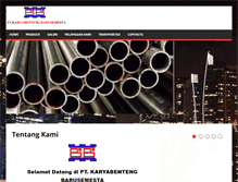 Tablet Screenshot of karyabenteng.com